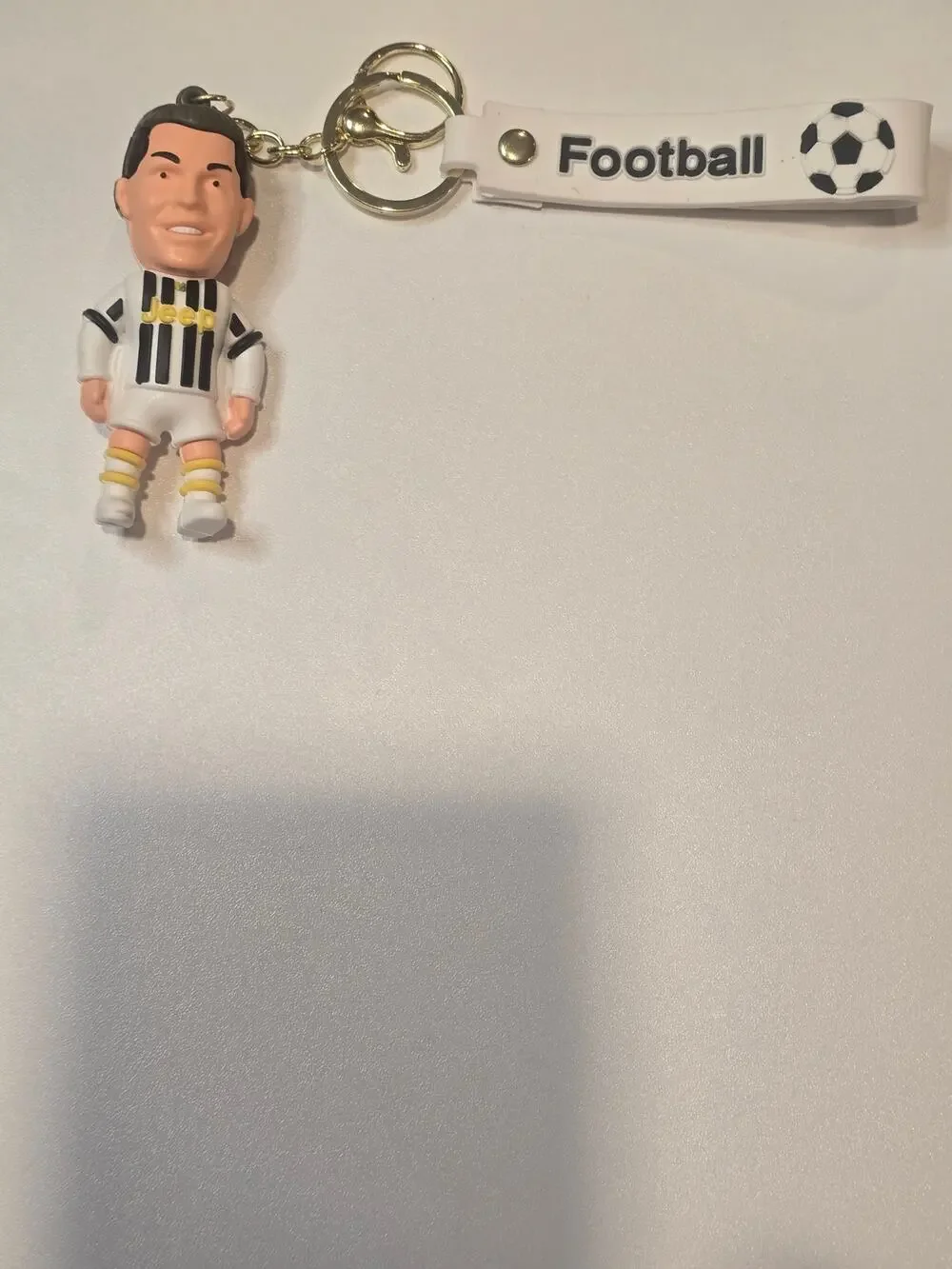 Soccer Football Player & World Cup Keychain
